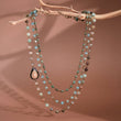 Load image into Gallery viewer, Mia - Triple Layered Mixed Glass Bead and Stone Necklace
