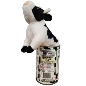 Canned Gifts - Canned Cow | Stuffed Animal Plush w/Funny Jokes | Gift