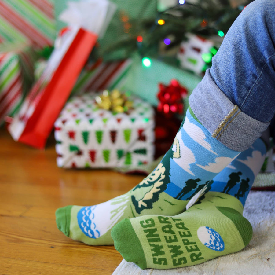 Lavley - Swing Swear Repeat Golf Socks