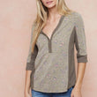 Load image into Gallery viewer, Doe &amp; Rae - Floral Henley

