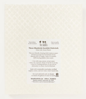 Swedish Dishcloths - Six Stems Rose