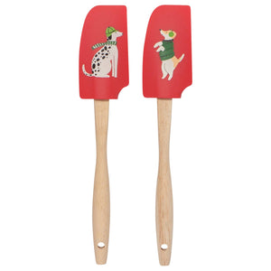 Yule Dogs Mini Silicone Spatulas Set