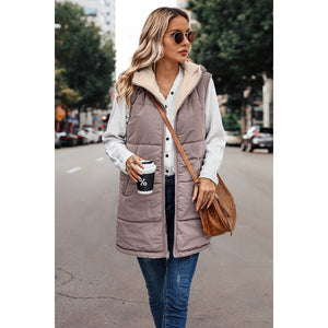 Faux Fur Zipper Front Coat