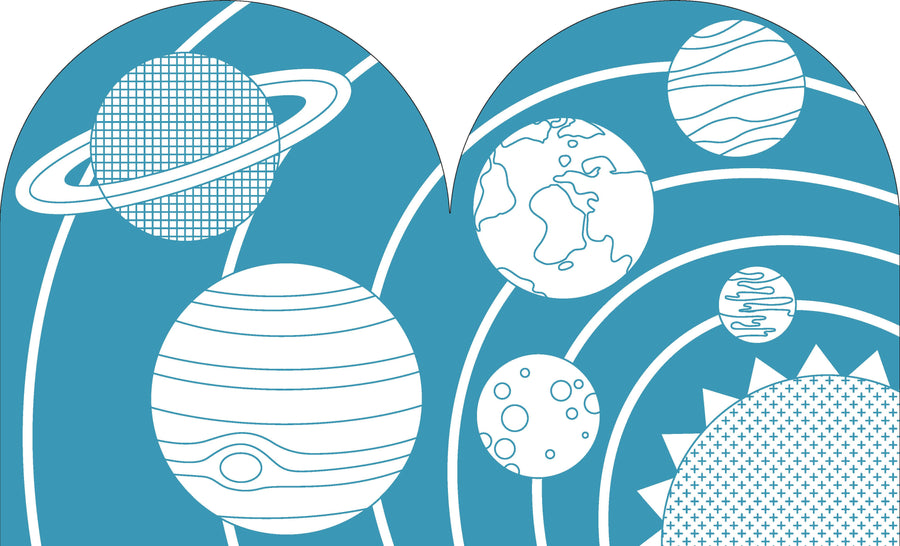 Color Book W/Stickers: Outer Space