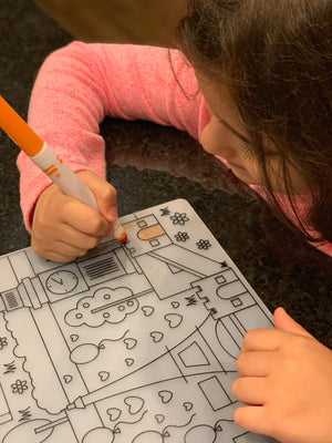 Reusable Coloring Placemats
