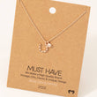Load image into Gallery viewer, Horse Shoe And Cz Charm Necklace
