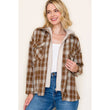 Load image into Gallery viewer, Twofer French Terry Plaid Jacket
