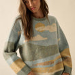 Load image into Gallery viewer, Beach Landscape Knit Sweater
