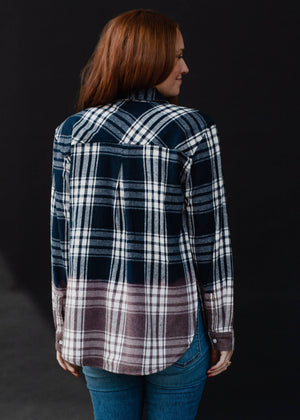 P.A Co. - Navy Plaid Flannel