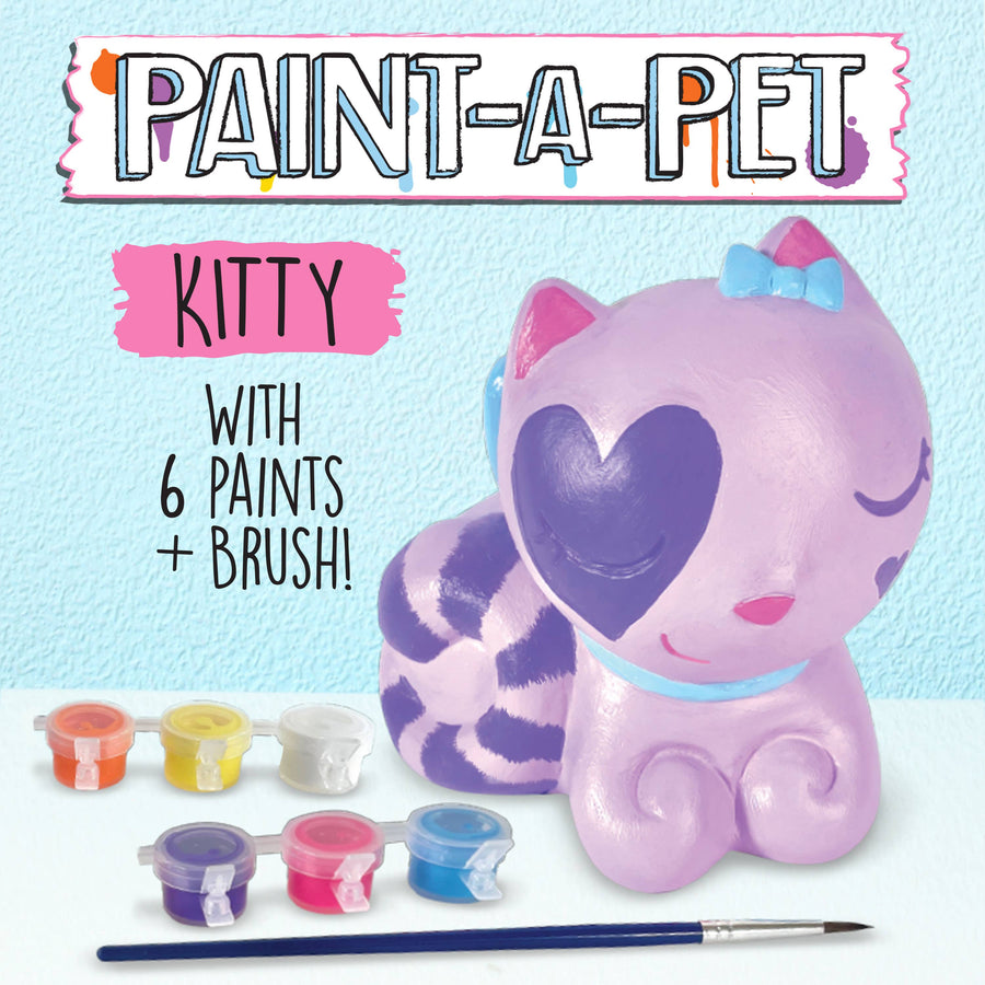 Bright Stripes - Paint A Pet - Kitty