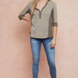 Load image into Gallery viewer, Doe &amp; Rae - Floral Henley
