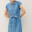 Load image into Gallery viewer, Be Cool - Denim mini dress in tencel
