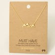 Load image into Gallery viewer, Mountain Cutout Necklace
