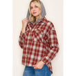 Load image into Gallery viewer, Twofer French Terry Plaid Jacket
