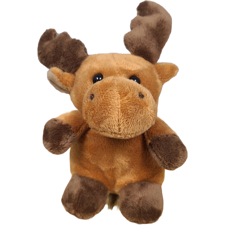 Canned Gifts - Rocky the Canned Moose - Stuffed Animal Plush w/Funny Jokes