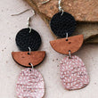 Load image into Gallery viewer, Mia - Cork &amp; Leather Earrings
