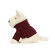 Load image into Gallery viewer, Jellycat Munro Scottie Dog Winter Jumper Outfit
