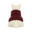 Load image into Gallery viewer, Jellycat Munro Scottie Dog Winter Jumper Outfit
