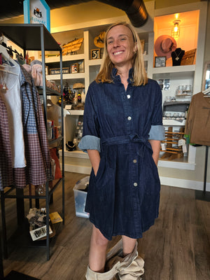 Denim dress