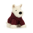 Load image into Gallery viewer, Jellycat Munro Scottie Dog Winter Jumper Outfit
